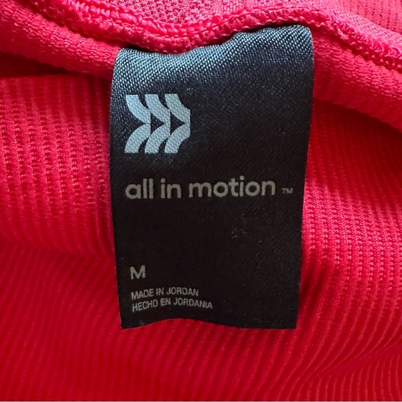 All In Motion Women’s Medium Red Leggings - Picture 3 of 3